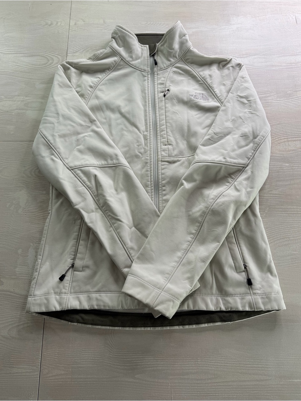 The North Face Women's Softshell Jacket in Light Gray